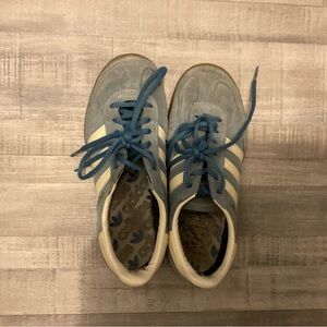 Adidas Spezials Blue and White Sneakers